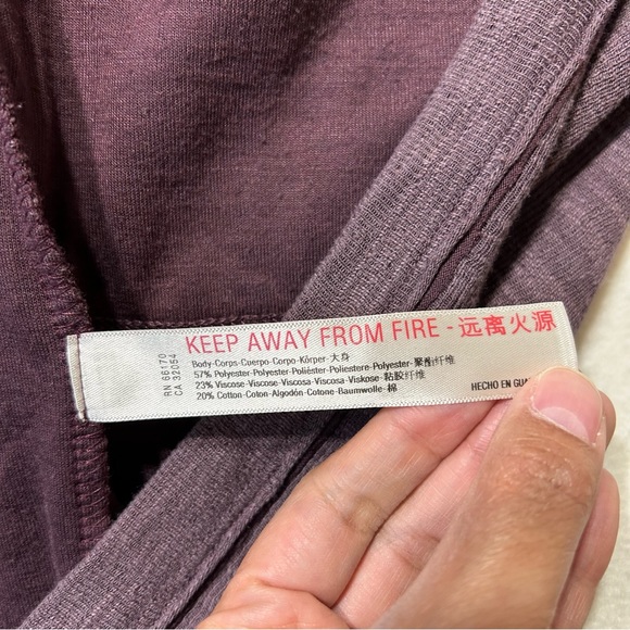 FREE PEOPLE FP BEACH Bicoastal Cardigan Sweater in Plum Size XS - Picture 7 of 9